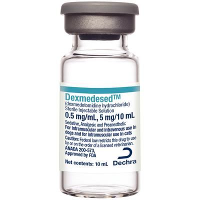 Dexmedesed (Dexmedetomidine Hydrochloride) Sterile Injection Solution 0.5mg/mL, 10mL , Dechra 17033-005-10