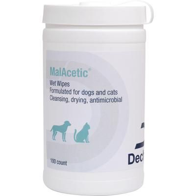 MalAcetic Wet Wipes 100/Pkg , Each , 12/Case , DECHRA BWWW