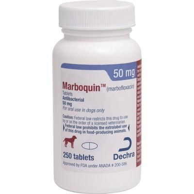 Marboquin Tablets 50 mg, 250/Bottle , DECHRA 17033-126-25