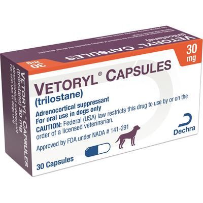 Vetoryl Capsules 30 mg, 30 Capsule Blister Pack , DECHRA VET-030