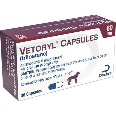 Vetoryl Capsules 60 mg, 30 Capsule Blister Pack , DECHRA VET-060