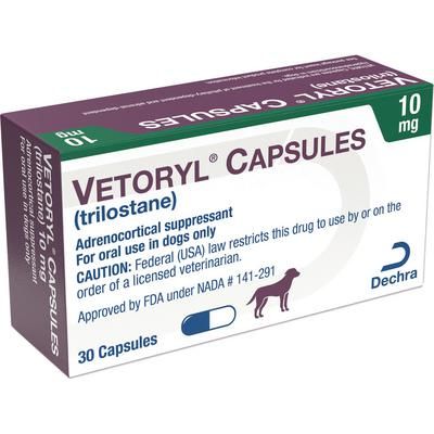 Vetoryl Capsules 10 mg, 30 Capsule Blister Pack , DECHRA VET-010