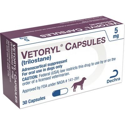 Vetoryl Capsules 5 mg, 30 Capsule Blister Pack , DECHRA VET-005