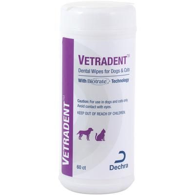 Vetradent Dental Wipes for Dogs and Cats 60/Pkg , DECHRA 534-60