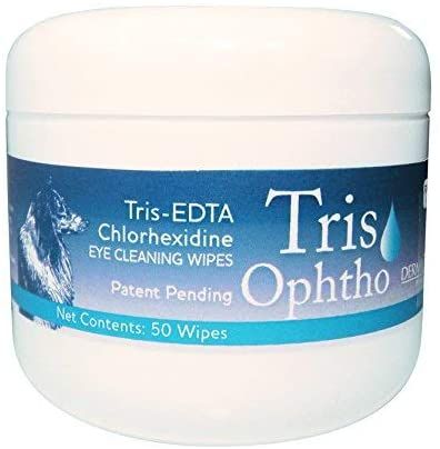 TrisOphtho Eye Wipes, 50 Count , Each , 12/Case , Dermazoo TWW