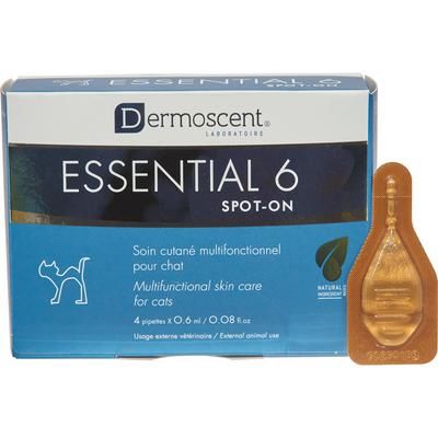 Dermoscent Essential 6 Spot-On Skin Care, Feline For Cats , 4/Pkg , DERMOSCENT LDC-11501