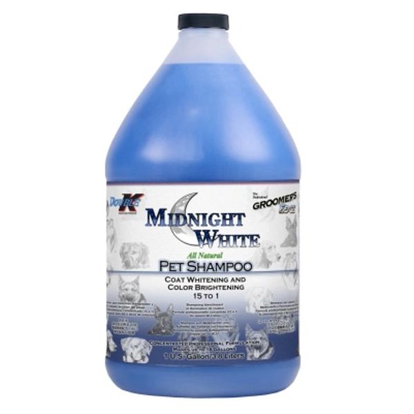 Midnight White Pet Shampoo, 1 Gallon , Each, Double K 111-1