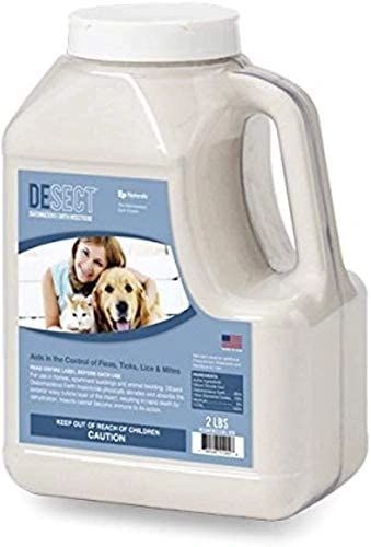 DEsect PET Diatomaceous Earth Insecticide, 2LB , Durvet 003-51202