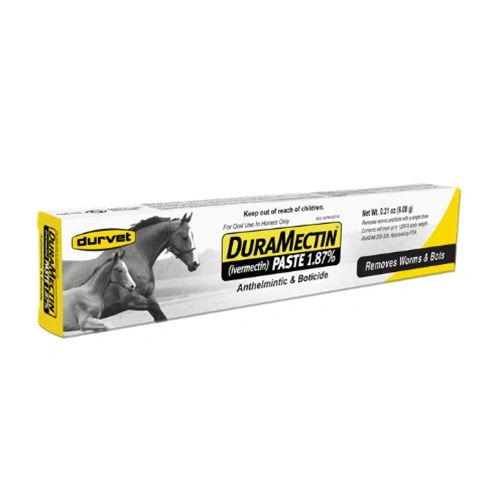 DuraMectin Paste, Anthelmintic and Boticide, 6.08gm , Each , Durvet 1DUR001