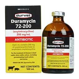 Duramycin 72-200 (Oxytetracycline) Antibiotic, 250mL, Each , Durvet 001-10554NBC