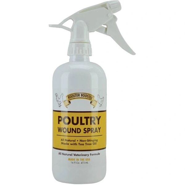 Rooster Booster Poultry Wound Spray, 16oz , Each , 6/Case , Durvet 038-72101