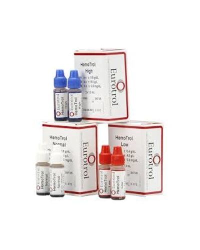 HemoTrol WB Control for Hb 801, Normal, Analyte Target Range 12.7g/dL - 13.3g/dL, 1.0 mL plastic vials, 2 vial/bx (Perishable, Must Be Refrigerated ) , Hemocue 287.002.002