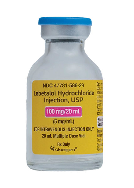 Labetalol HCl 5 mg / mL Injection Multiple Dose Vial 20 mL , Each , Almaject 47781058629