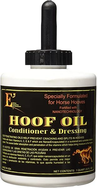 E3 Hoof Oil, 32oz , Each , 6/Case , Elite-80032