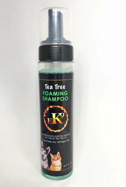 E3 K9 Tea Tree Foaming Shampoo 8.5 oz , Each , Elite 011-6008