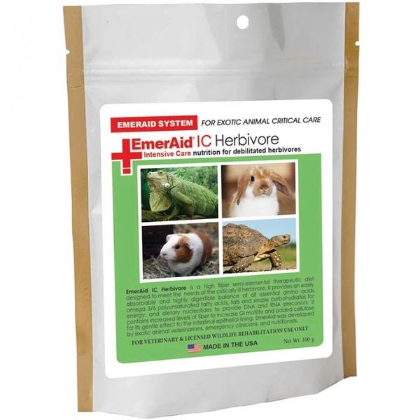 Emeraid Intensive Care Herbivore 100 Gm Pouches , Emeraid 30721 ...