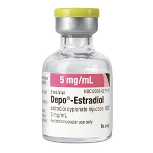 Depo-Estradiol Injection Vial 5mg/mL Sterile 5ml/Vl , Pfizer 00009027101