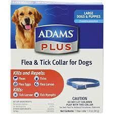 Adams Plus Flea and Tick Collar for Dogs , Blue , Each , 24/Case , Farnam 100519503