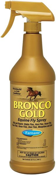 Bronco Gold Equine Fly Spray, 32oz , Each , 12/Case , Farnam 3005635