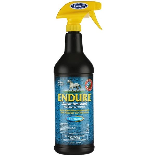 Endure Sweat Resistant Fly Spray for Horses, 32oz, Each , 12/Case , Farnam 3002431