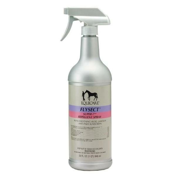 Equicare Flysect Super-7 Repellent Spray, 32oz , Each , 12/Case, Farman 100502019