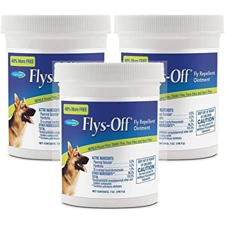 Flys-Off Fly Repellent Ointment, 7oz , 12/Case , Farnam 2403