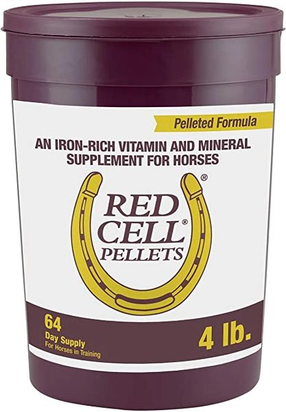 Horse Health Products Red Cell Pellets Vitamin / Iron / Mineral Supplement for Horses, 4lb , Each , Farnam 100506701