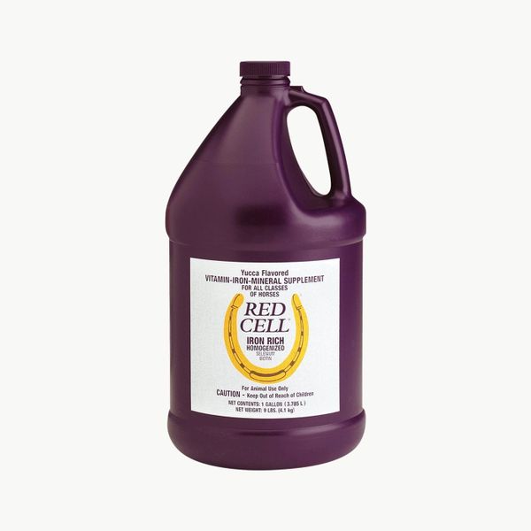 Horse Health Products Red Cell Vitamin / Iron / Mineral Supplement for Horses, 1 Gallon , Each , Farnam 74110