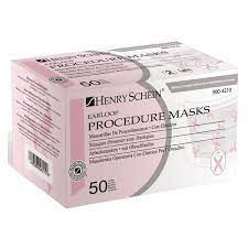 Mask Procedure HSI UltraSoft ASTM Level 1 Size Pink One Size Fits Most 50/Bx , 6 Box/Case , HS GPLUSPKS