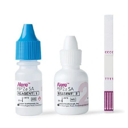 Rapid Test Kit Alere PBP2a SA Microbial Identification Staphylococcus Aureus Primary Culture Sample 25 Tests , Alere 893-000