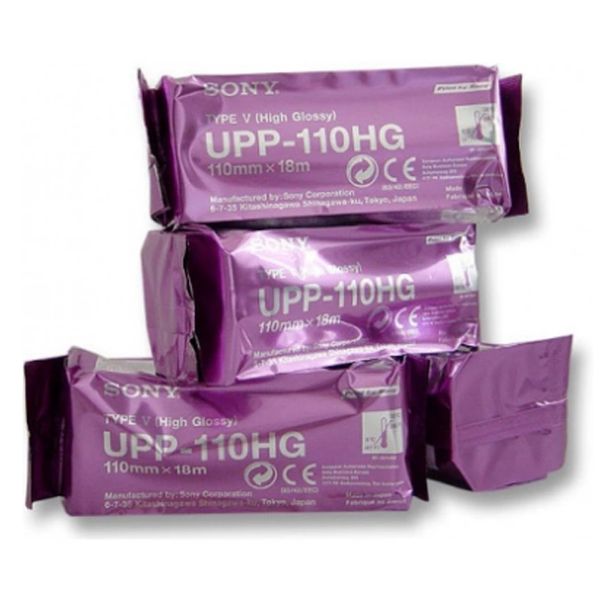 Paper HiGloss UPP110HG For Media Black/White High Gloss 10Rl/Box , UPP110HG