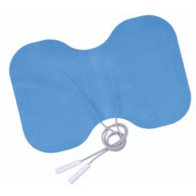 Model 639 Electrode, 6" x 4" Butterfly with Skin Friendly Blue Gel , 10/Case , Cardinal EP84604