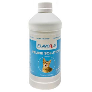 FlavoRx Feline Solution, Salty, 16oz , Each , FLAVORx FLAV-0029