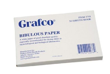 Grafco Bibulous Paper, 4" x 6" , 50/Box , Graham Field 3718