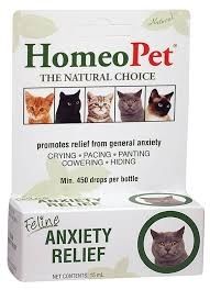 Anxiety Relief, 450 Liquid Drops, 15mL , Homeo Pet 14720