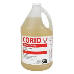 Corid (Amprolium) 9.6% Oral Solution, 1 Gallon , Huvepharma 23101A1