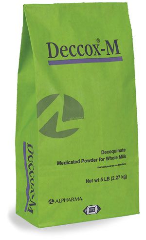 Deccox-M Decoquinate Medicated Powder for Whole Milk, 5lb , Huvepharma 10006827