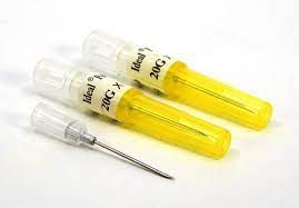 Ideal Hypodermic Needle, Polypropylene Hub, Disposable, Yellow, 20g x 0.75" , 100/Box , 1000/Case , Ideal Instruments 9365