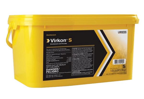 Virkon S Disinfectant and Virucide, 10lb , Each , Lanxess 57784017