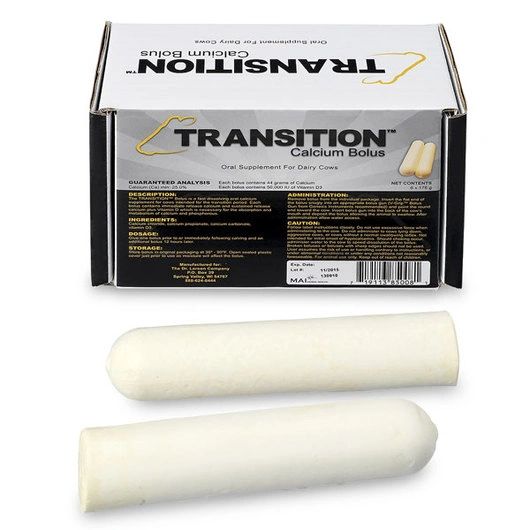 Transition Calcium Bolus, Oral Supplement for Dairy Cows, 48 Count, Mai 85011