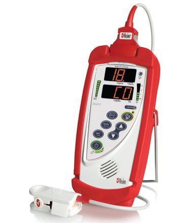 Handheld Pulse Oximeter Rad-57 Battery Operated Audible and Visible Alarm , Masimo 9216