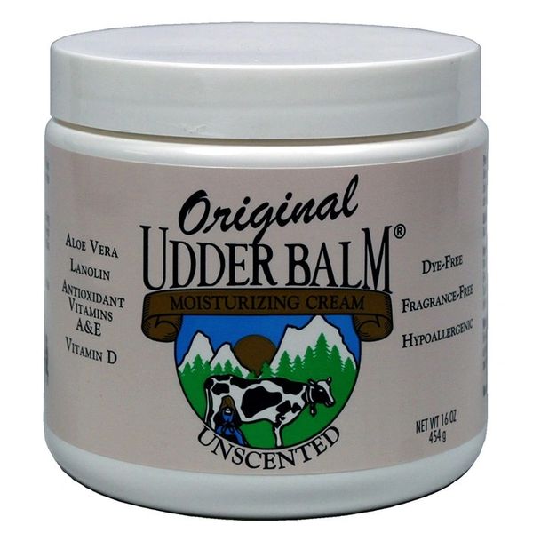 Original Udder Balm, Unscented, 16oz , 12/Case , MBMA 90117