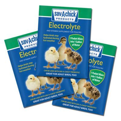 Sav-A-Chick Electrolyte and Vitamin Supplement for Poultry 3/Pack, 20 Pack/Case , 0.75oz , Milk 01-7451-0202