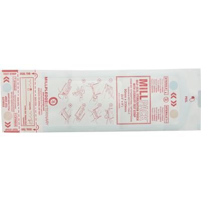 Millpack Sterilization Pouches 3.5" x 9", 200/Pkg , MILLPLEDGE SS00520A