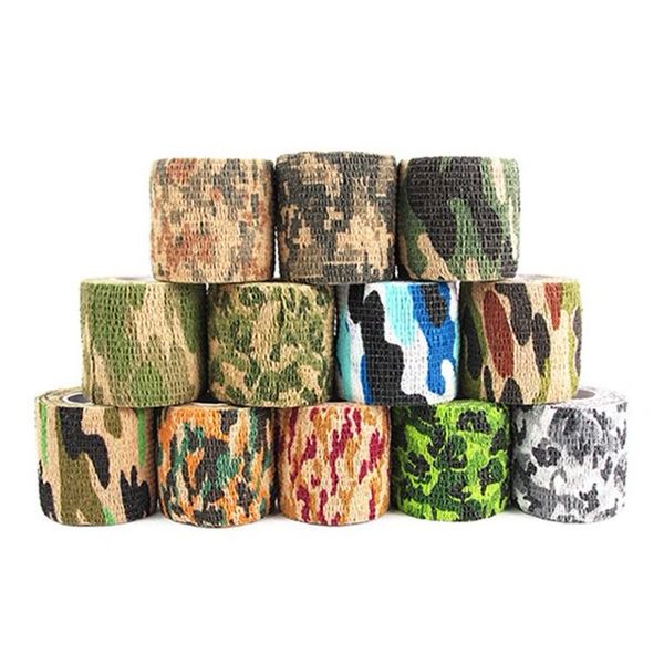 Rapz Eazy Tear Camo Variety Pack, 4" X 5 Yds , 12/Pkg , MILLPLEDGE AC05499A