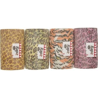 Rapz Eazy Tear Wild Variety Pack, 4" X 5.5 Yds , 12/Pkg , MILLPLEDGE AC08499A