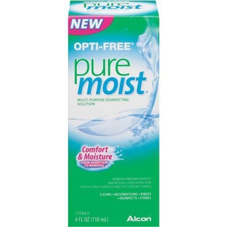 Contact Lens Solution Opti-Free® Pure Moist® 4 oz. Liquid , Alcon 00065036103