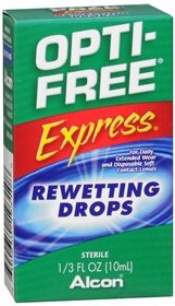 Contact Lens Rewetting Drops Opti Free® Express® 10 mL Drop , Alcon 00065019309