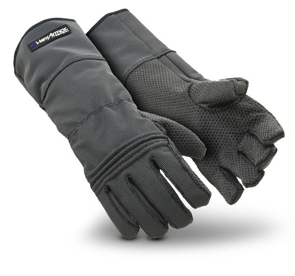 HexArmor Hercules 400R6E Gloves, Gray, Large , 1 Pair , Performance 400R6E LG