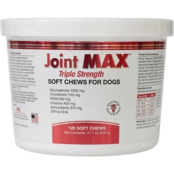 Joint Max Triple Strength Soft Chews for Dogs, 120 Count , Pet Health JMTSCH120